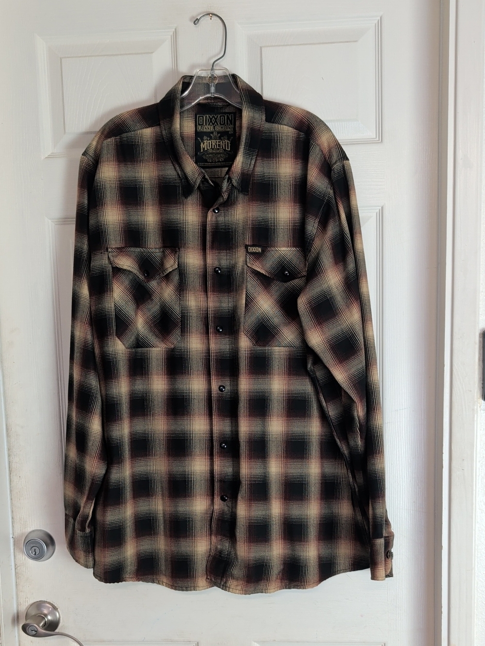 Dixxon Flannel “Moreno” Men’s 2X Flannel Plaid Button Front